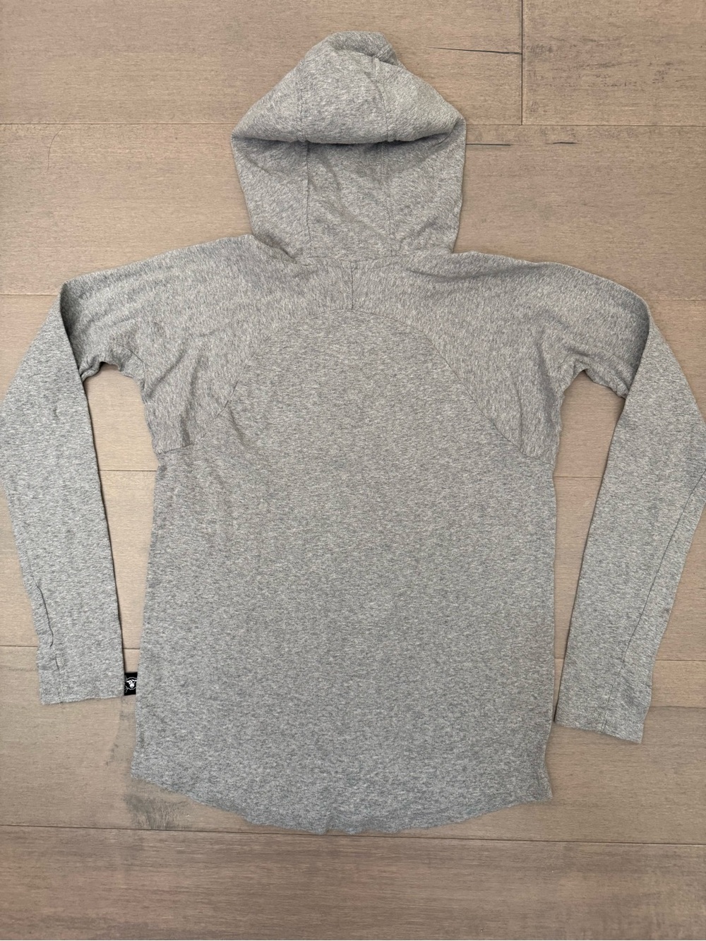 NUNUNU Gray Ninja Mask Hooded Shirt, Unisex size 12-14 - Picture 9 of 9